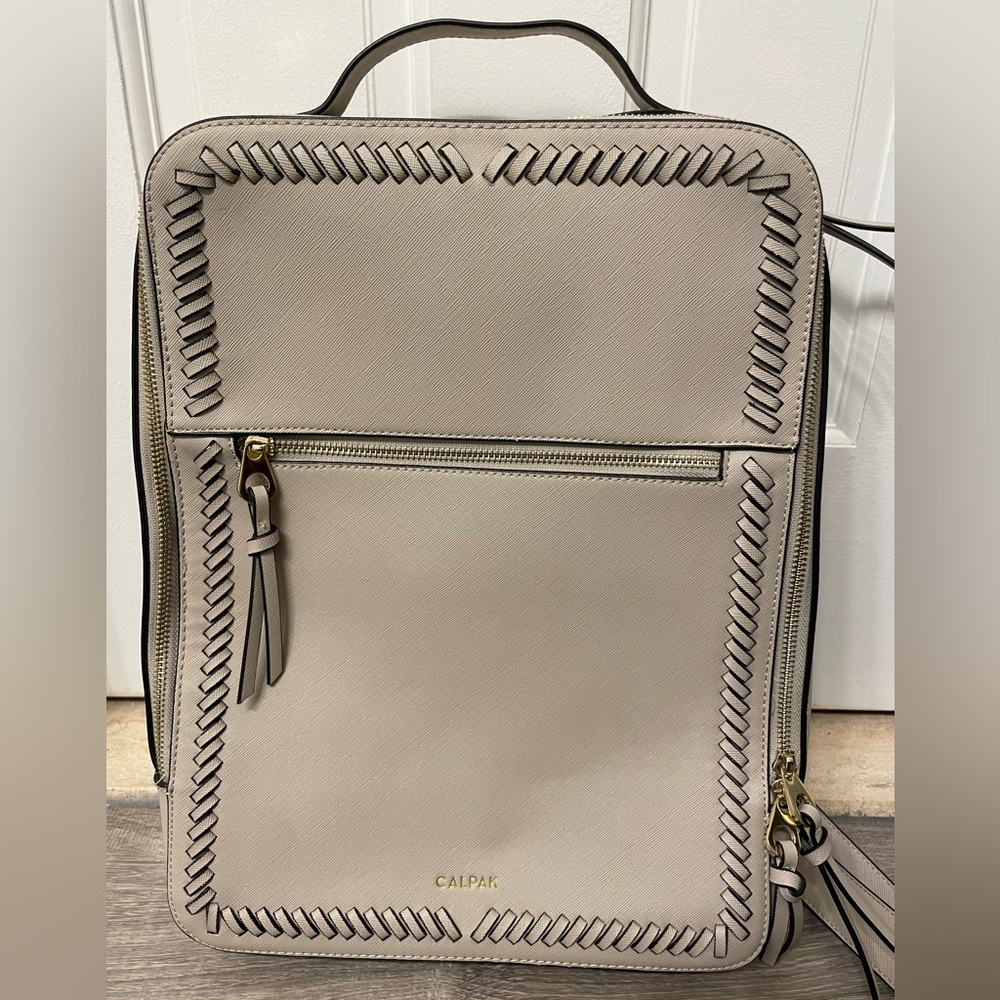 Calpak Kaya 15 inch Laptop Backpack-Stone